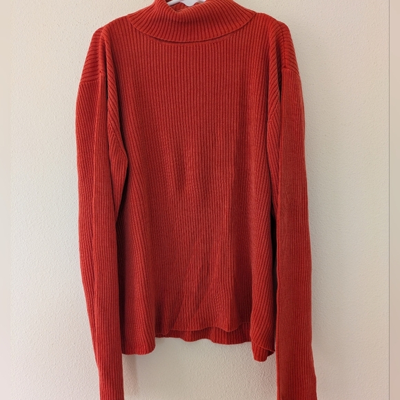 Valerie Stevens Sweaters - Vintage 100% Silk Valerie Stevens Coral Turtleneck Sweater Women's size M